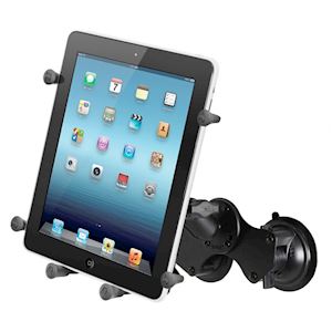Double Suction Cup Mount with X-Grip® III 10" Tablet Holder